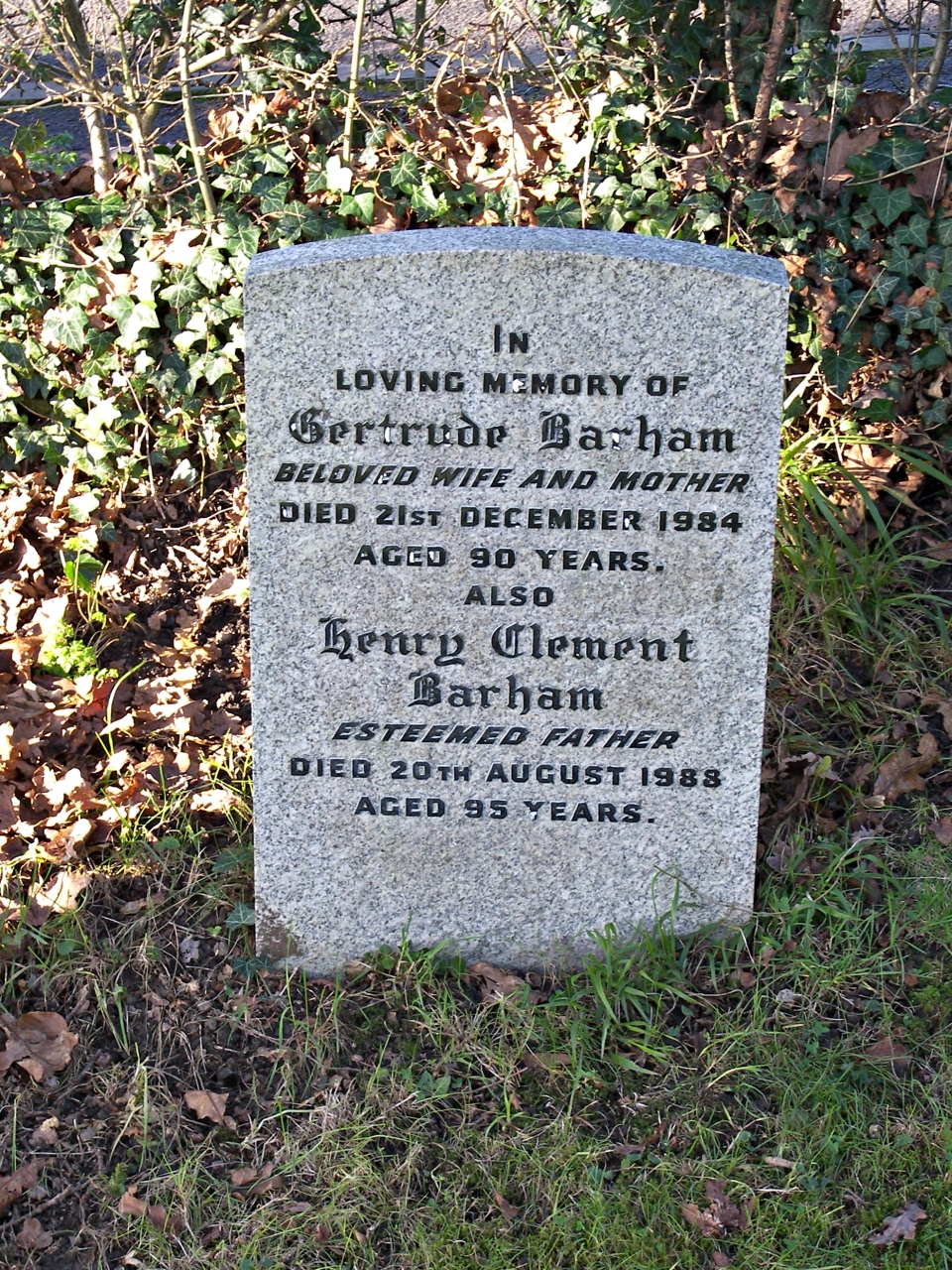 Barham grave